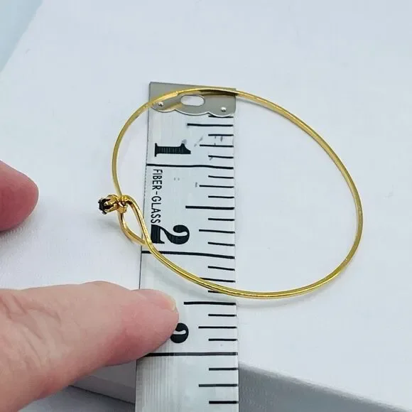 Vintage Avon birthstone - Ruby - July bangle bracelet. - Picture 2 of 5